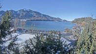 Archiv Foto Webcam Blick auf den Fuschlsee von Ebners Waldhof 09:00