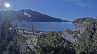 Archiv Foto Webcam Blick auf den Fuschlsee von Ebners Waldhof 13:00