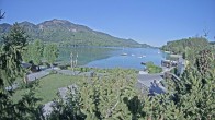 Archiv Foto Webcam Blick auf den Fuschlsee von Ebners Waldhof 07:00