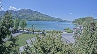 Archiv Foto Webcam Blick auf den Fuschlsee von Ebners Waldhof 11:00