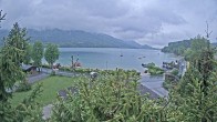 Archiv Foto Webcam Blick auf den Fuschlsee von Ebners Waldhof 07:00