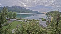 Archiv Foto Webcam Blick auf den Fuschlsee von Ebners Waldhof 17:00