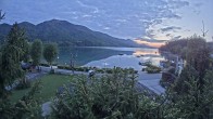 Archiv Foto Webcam Blick auf den Fuschlsee von Ebners Waldhof 19:00