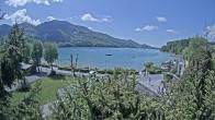 Archiv Foto Webcam Blick auf den Fuschlsee von Ebners Waldhof 13:00