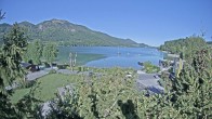 Archiv Foto Webcam Blick auf den Fuschlsee von Ebners Waldhof 07:00
