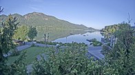 Archiv Foto Webcam Blick auf den Fuschlsee von Ebners Waldhof 06:00
