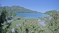 Archiv Foto Webcam Blick auf den Fuschlsee von Ebners Waldhof 10:00