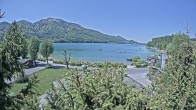 Archiv Foto Webcam Blick auf den Fuschlsee von Ebners Waldhof 12:00