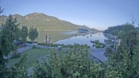 Archiv Foto Webcam Blick auf den Fuschlsee von Ebners Waldhof 05:00