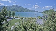Archiv Foto Webcam Blick auf den Fuschlsee von Ebners Waldhof 11:00
