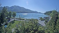 Archiv Foto Webcam Blick auf den Fuschlsee von Ebners Waldhof 15:00