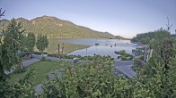 Archiv Foto Webcam Blick auf den Fuschlsee von Ebners Waldhof 05:00