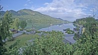 Archiv Foto Webcam Blick auf den Fuschlsee von Ebners Waldhof 06:00