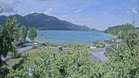 Archiv Foto Webcam Blick auf den Fuschlsee von Ebners Waldhof 09:00