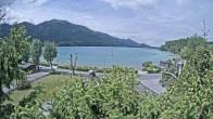 Archiv Foto Webcam Blick auf den Fuschlsee von Ebners Waldhof 11:00