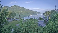 Archiv Foto Webcam Blick auf den Fuschlsee von Ebners Waldhof 06:00