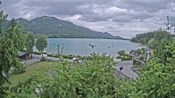 Archiv Foto Webcam Blick auf den Fuschlsee von Ebners Waldhof 11:00