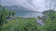 Archiv Foto Webcam Blick auf den Fuschlsee von Ebners Waldhof 15:00