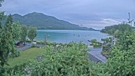 Archiv Foto Webcam Blick auf den Fuschlsee von Ebners Waldhof 19:00