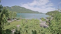 Archiv Foto Webcam Blick auf den Fuschlsee von Ebners Waldhof 07:00