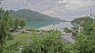 Archiv Foto Webcam Blick auf den Fuschlsee von Ebners Waldhof 17:00