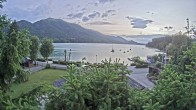Archiv Foto Webcam Blick auf den Fuschlsee von Ebners Waldhof 19:00