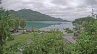 Archiv Foto Webcam Blick auf den Fuschlsee von Ebners Waldhof 05:00