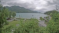 Archiv Foto Webcam Blick auf den Fuschlsee von Ebners Waldhof 11:00