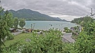 Archiv Foto Webcam Blick auf den Fuschlsee von Ebners Waldhof 13:00