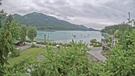 Archiv Foto Webcam Blick auf den Fuschlsee von Ebners Waldhof 17:00