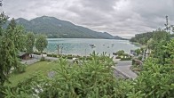 Archiv Foto Webcam Blick auf den Fuschlsee von Ebners Waldhof 19:00