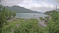 Archiv Foto Webcam Blick auf den Fuschlsee von Ebners Waldhof 05:00