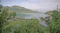 Archiv Foto Webcam Blick auf den Fuschlsee von Ebners Waldhof 06:00