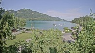 Archiv Foto Webcam Blick auf den Fuschlsee von Ebners Waldhof 07:00