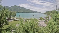 Archiv Foto Webcam Blick auf den Fuschlsee von Ebners Waldhof 11:00