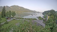 Archiv Foto Webcam Blick auf den Fuschlsee von Ebners Waldhof 05:00