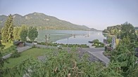 Archiv Foto Webcam Blick auf den Fuschlsee von Ebners Waldhof 06:00
