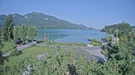 Archiv Foto Webcam Blick auf den Fuschlsee von Ebners Waldhof 07:00