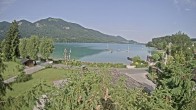 Archiv Foto Webcam Blick auf den Fuschlsee von Ebners Waldhof 07:00