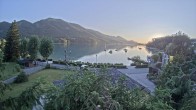 Archiv Foto Webcam Blick auf den Fuschlsee von Ebners Waldhof 19:00