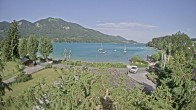 Archiv Foto Webcam Blick auf den Fuschlsee von Ebners Waldhof 07:00