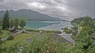 Archiv Foto Webcam Blick auf den Fuschlsee von Ebners Waldhof 09:00