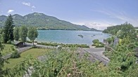 Archiv Foto Webcam Blick auf den Fuschlsee von Ebners Waldhof 11:00