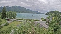 Archiv Foto Webcam Blick auf den Fuschlsee von Ebners Waldhof 13:00