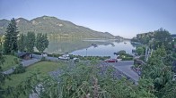 Archiv Foto Webcam Blick auf den Fuschlsee von Ebners Waldhof 05:00
