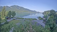 Archiv Foto Webcam Blick auf den Fuschlsee von Ebners Waldhof 06:00