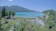 Archiv Foto Webcam Blick auf den Fuschlsee von Ebners Waldhof 11:00