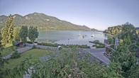 Archiv Foto Webcam Blick auf den Fuschlsee von Ebners Waldhof 06:00