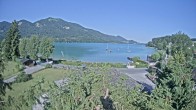 Archiv Foto Webcam Blick auf den Fuschlsee von Ebners Waldhof 07:00