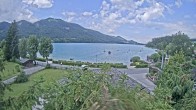 Archiv Foto Webcam Blick auf den Fuschlsee von Ebners Waldhof 09:00